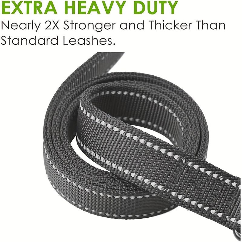 Reflective Dog Leash with Dual Handles - Medium/Large Dogs