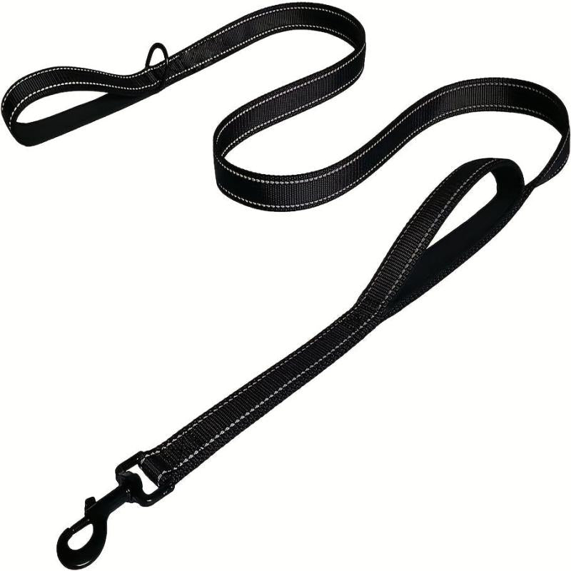Reflective Dog Leash with Dual Handles - Medium/Large Dogs