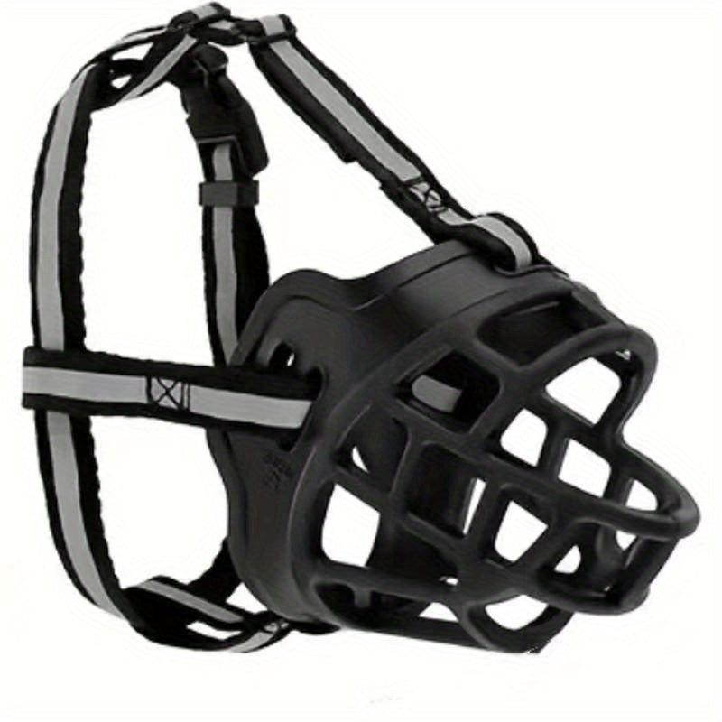Breathable Reflective Dog Muzzle Durable Prevent Biting Chewing