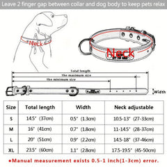 Customized PU Leather Dog Collar for Small, Medium & Large Dogs