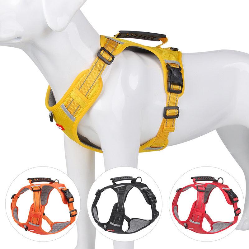 Adjustable No Pull Pet Harness Soft Padded Easy Control for Dogs Cats