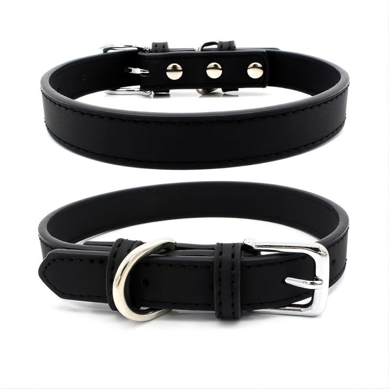 Leather Pet Collar Necklace for Dogs & Cats