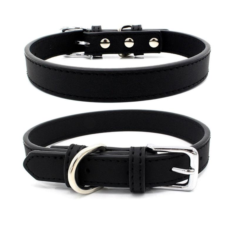 Leather Pet Collar Necklace for Dogs & Cats