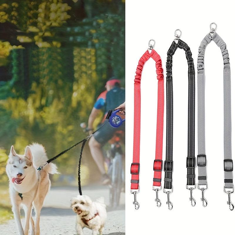 Dual Dog Leash Coupler for Small and Medium Dogs - Walking and Training