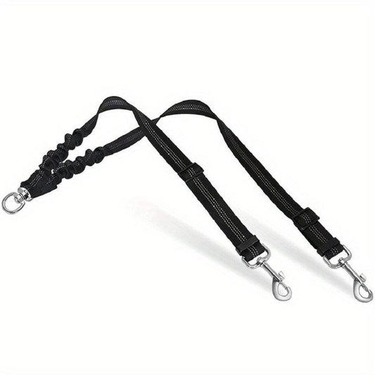 Dual Dog Leash Coupler for Small and Medium Dogs - Walking and Training