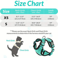 Escape Proof Cat Harness & Leash for Walking & Exploring