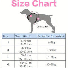 Night Reflective Dog Harness Vest for Small and Medium Dogs