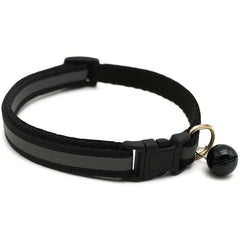 Reflective Pet Collar with Bell for Cats and Dogs - Keep Your Pet Safe