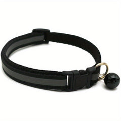 Reflective Pet Collar with Bell for Cats and Dogs - Keep Your Pet Safe