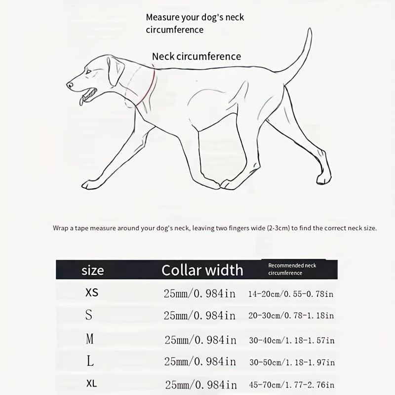 Reflective Dog Collar & Leash Set - Stylish & Durable - Adjustable & Comfortable