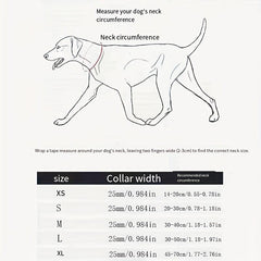Reflective Dog Collar & Leash Set - Stylish & Durable - Adjustable & Comfortable