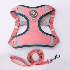 Reflective No Pull Dog Harness with Leash Set - Comfortable Padded Vest