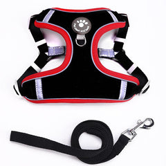 Reflective No Pull Dog Harness with Leash Set - Comfortable Padded Vest