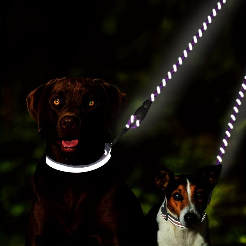 Taglory Reflective Dual Dog Leash for Small Dogs