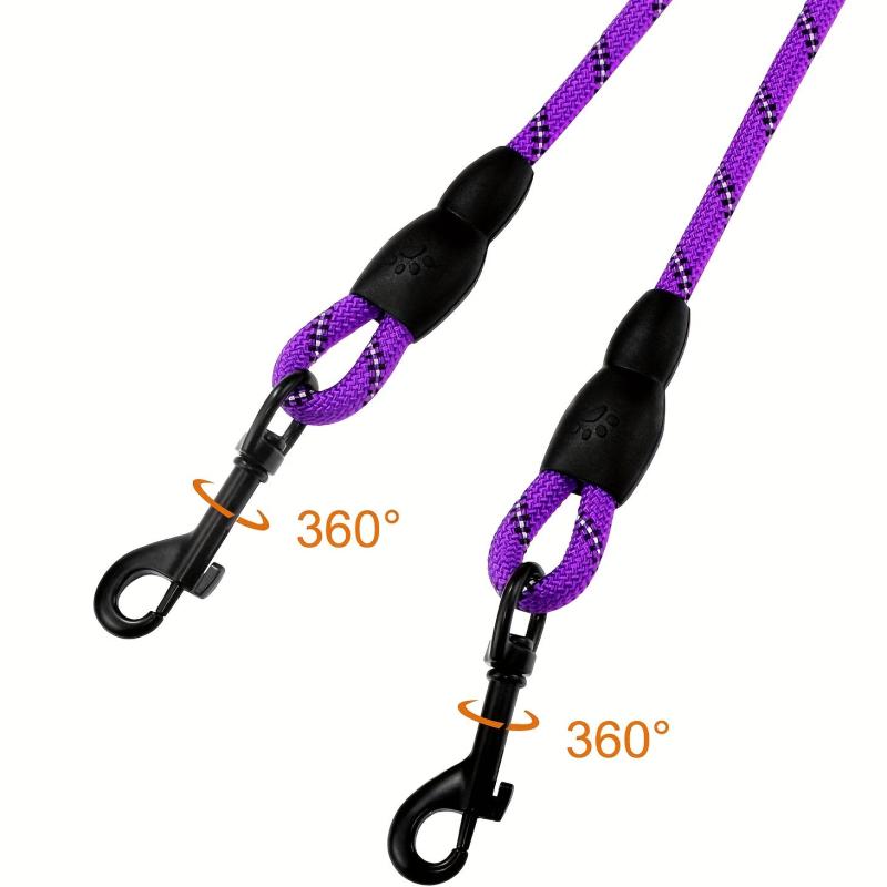 Taglory Reflective Dual Dog Leash for Small Dogs