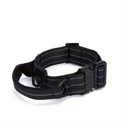Tactical Training Dog Collar Medium/Large Dogs Nylon Reflective