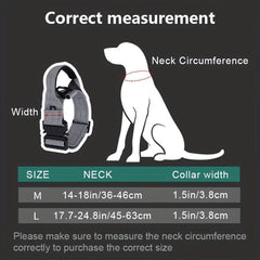 Tactical Training Dog Collar Medium/Large Dogs Nylon Reflective