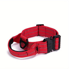 Tactical Training Dog Collar Medium/Large Dogs Nylon Reflective