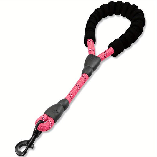 JOYTALE Reflective Padded Short Leash for Medium and Large Dogs