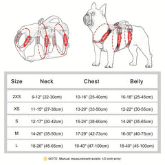 Reflective Waterproof Dog Harness for Small &Medium Dogs