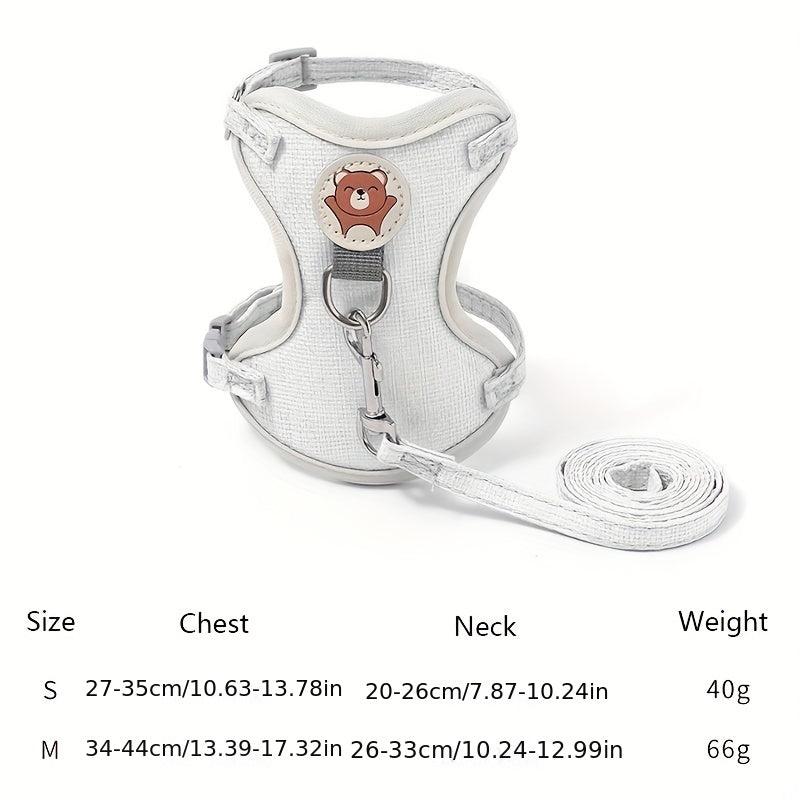 Reflective No Pull Dog Harness and Leash Set for Small Dogs