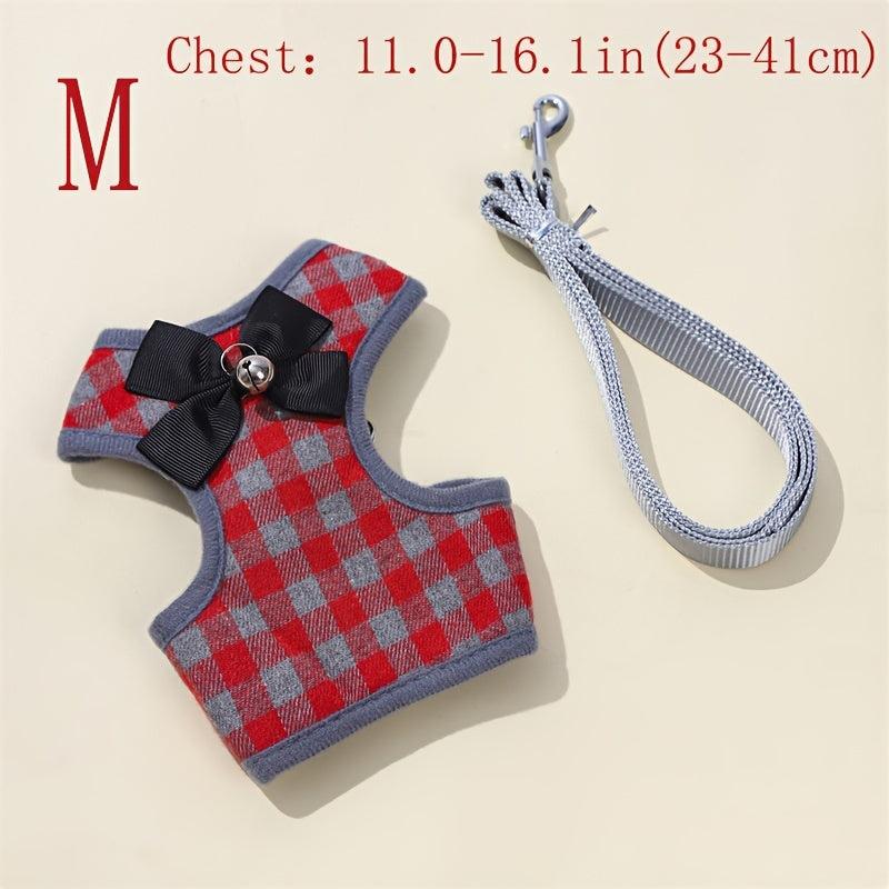 Small Dog Harness And Leash Set No Pull Pet Harness Soft Mesh Nylon Pet Vest