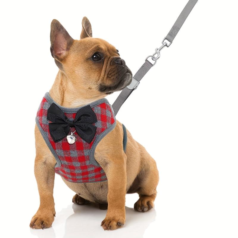 Small Dog Harness And Leash Set No Pull Pet Harness Soft Mesh Nylon Pet Vest