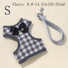 Small Dog Harness And Leash Set No Pull Pet Harness Soft Mesh Nylon Pet Vest
