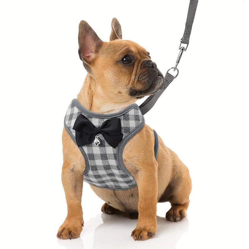 Small Dog Harness And Leash Set No Pull Pet Harness Soft Mesh Nylon Pet Vest