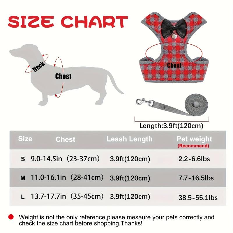 Small Dog Harness And Leash Set No Pull Pet Harness Soft Mesh Nylon Pet Vest