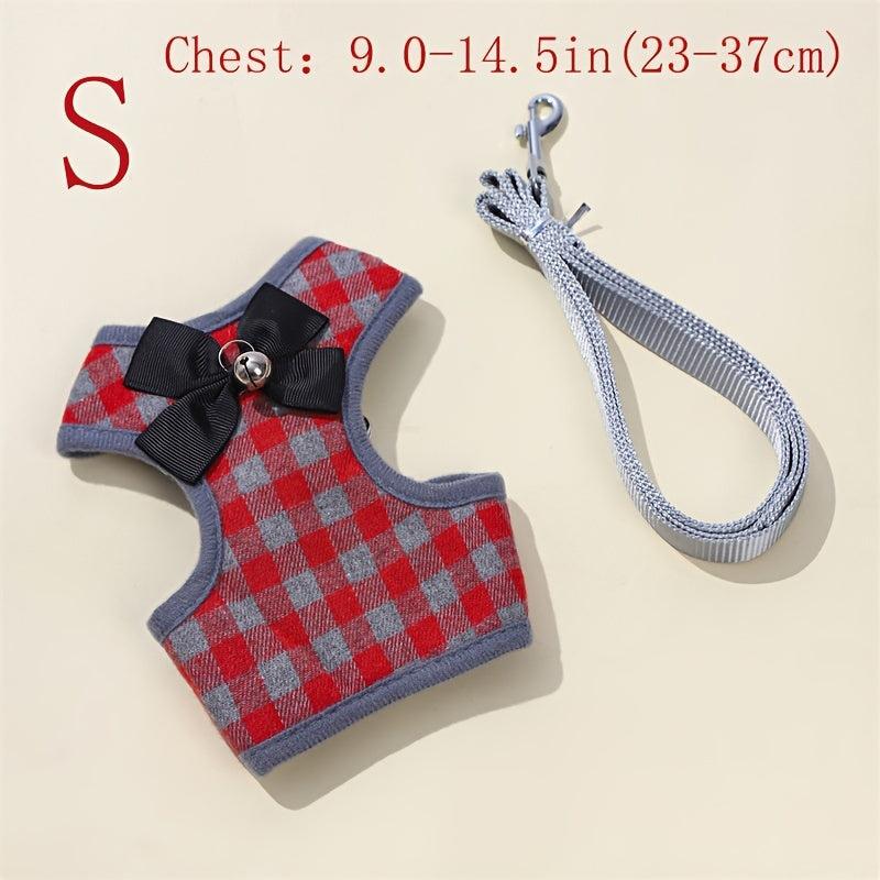 Small Dog Harness And Leash Set No Pull Pet Harness Soft Mesh Nylon Pet Vest