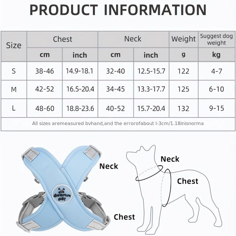 Pet Chest Strap Dog Harness And Leash Set For Small And Medium Dogs