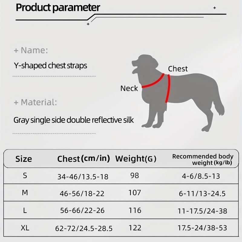 Reflective Breathable Dog Leash Saddle Harness with Chest and Back Leash