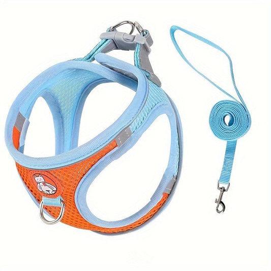 Reflective Cat Chest Leash No Pull Vest Harness for Pets