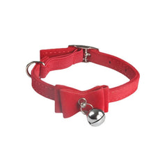 Cute Velvet Bow Collar for Small Pets