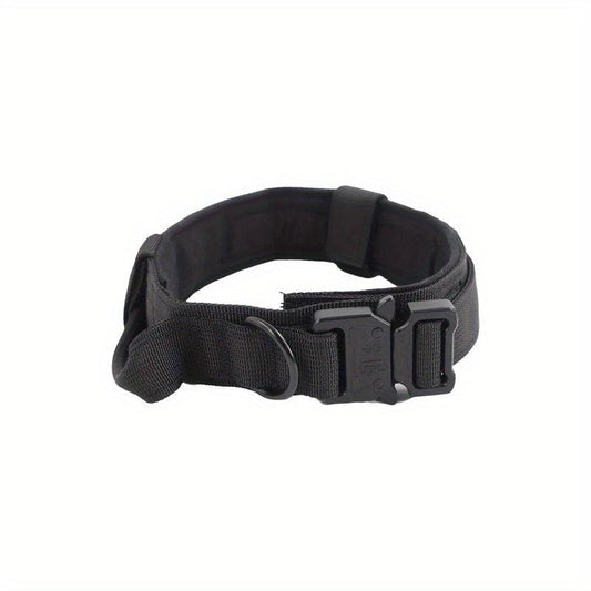 Adjustable Tactical Dog Collar with Quick Release - Military Style
