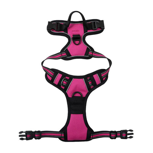 Reflective Dog Harness Durable No Choke Chest Strap Perfect for Outdoors