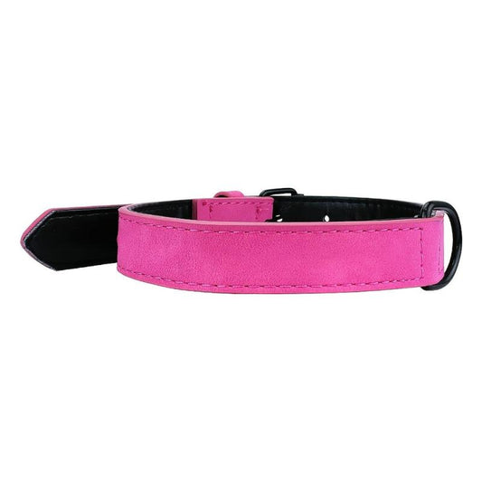 Personalized Leather Dog Collar - Custom Name - Small Medium Large Dog