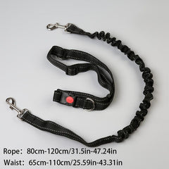 Adjustable Hands-Free Dog Leash for Safe Runs