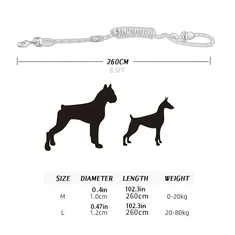 Hands-Free Crossbody Dog Leash for Running and Walking
