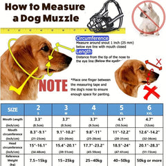 Silicone Basket Muzzle For Dogs Prevent Biting and Chewing