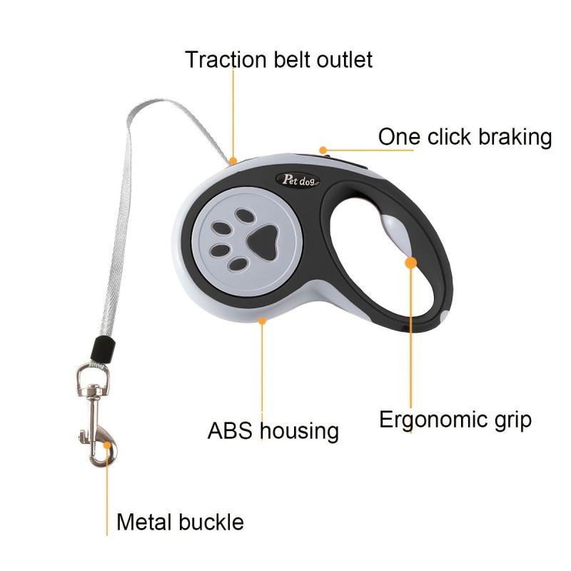 Retractable Automatic Leash for Small and Medium Dogs