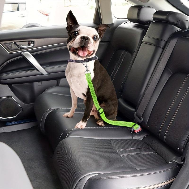 Adjustable Pet Car Seat Belt for Dogs and Cats with Reflective Strip