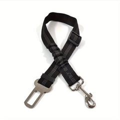Adjustable Pet Car Seat Belt for Dogs and Cats with Reflective Strip