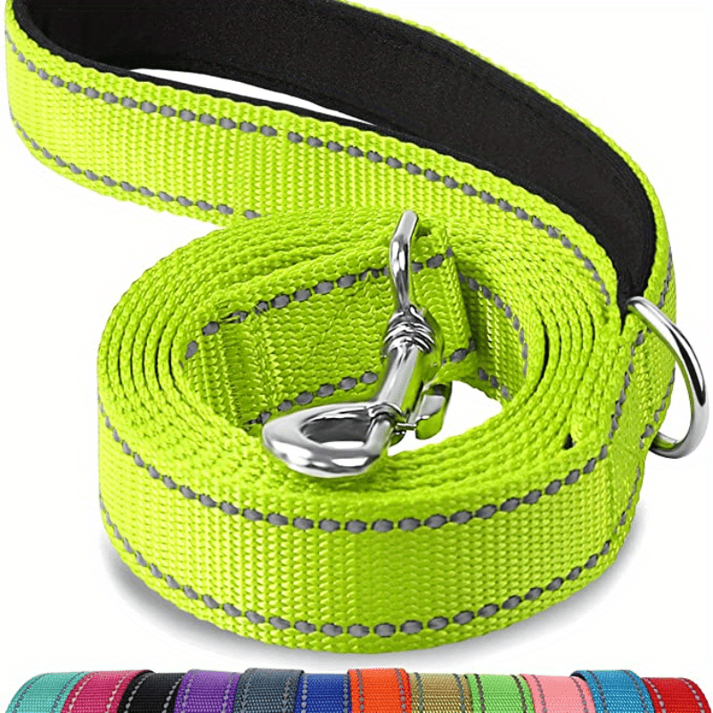 Reflective Double Sided Dog Leash with Padded Handle