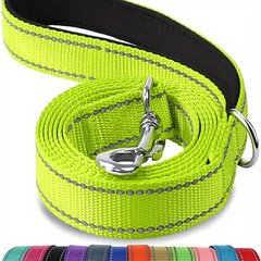 Reflective Double Sided Dog Leash with Padded Handle
