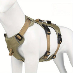 Heavy Duty Tactical Dog Harness with Handle No Pull Service Dog Vest