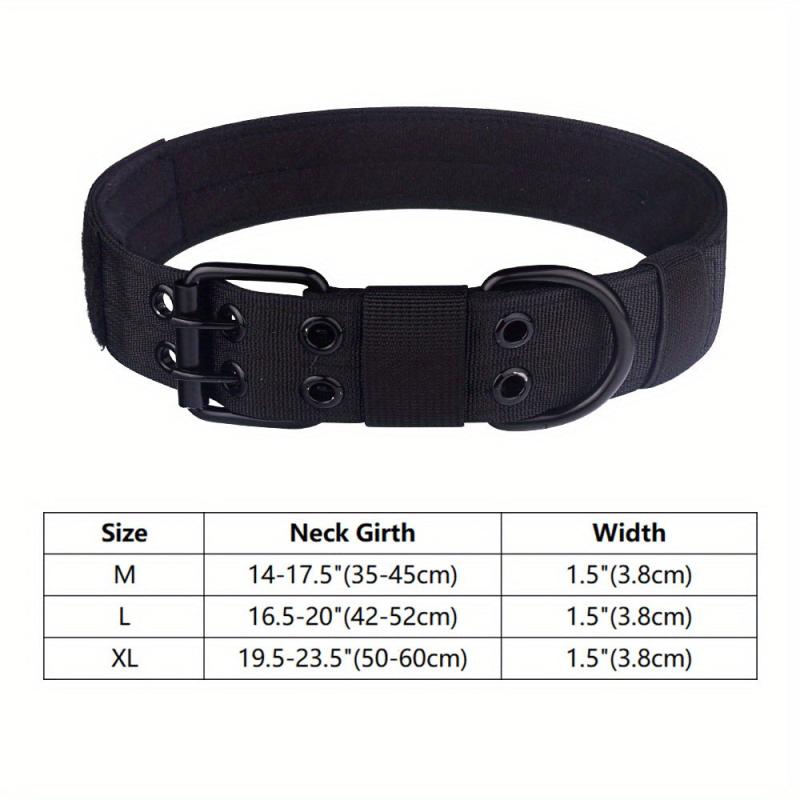 Tactical Camo Dog Collar Adjustable Durable Collar For Medium Large Dog