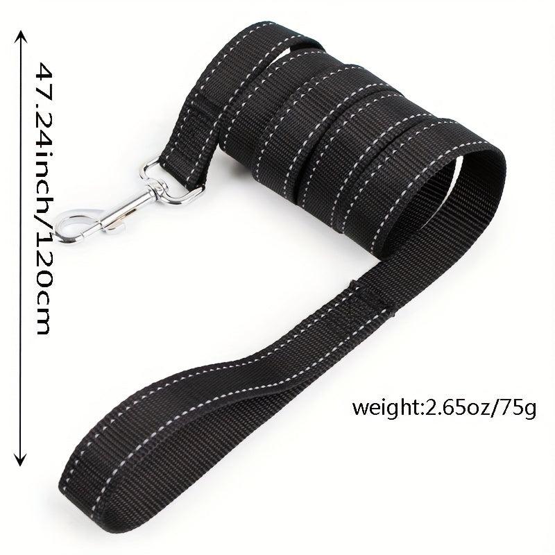 Reflective Dog Leash with Soft Handle for Easy Walking