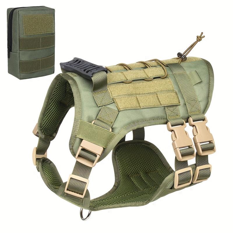 Large Dog Tactical Harness Outdoor Waterproof Chest Strap